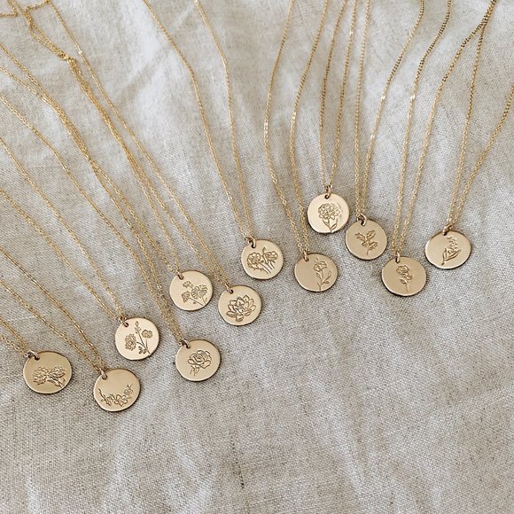 May Lily of the Valley Birth Month Flower Necklace - Picture 15 of 15